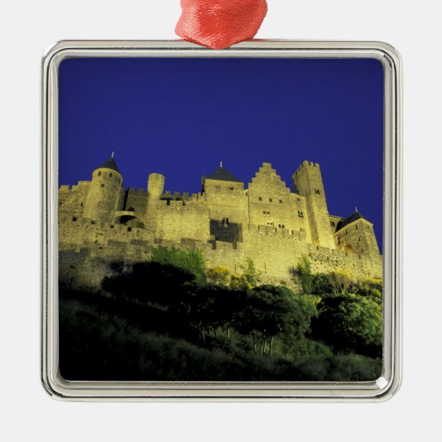 FRANCE, Languedoc Carcassonne Metal Ornament (Front)
