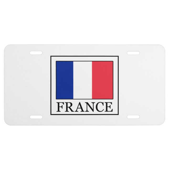 France License Plate (Front)