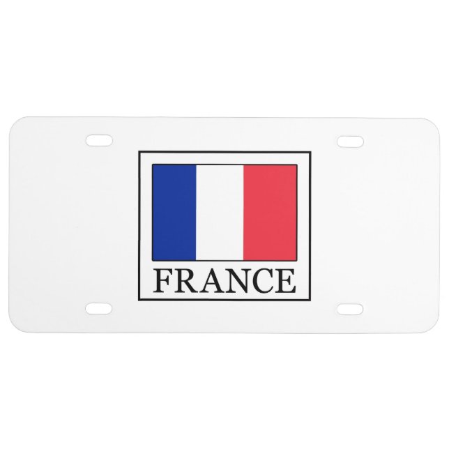 France License Plate (Front)