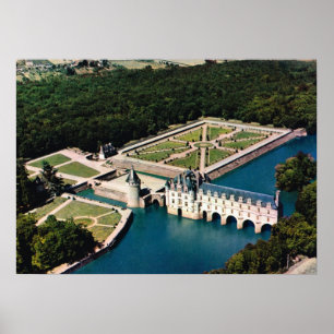 France, Loire Chateau Chenonceaux Poster