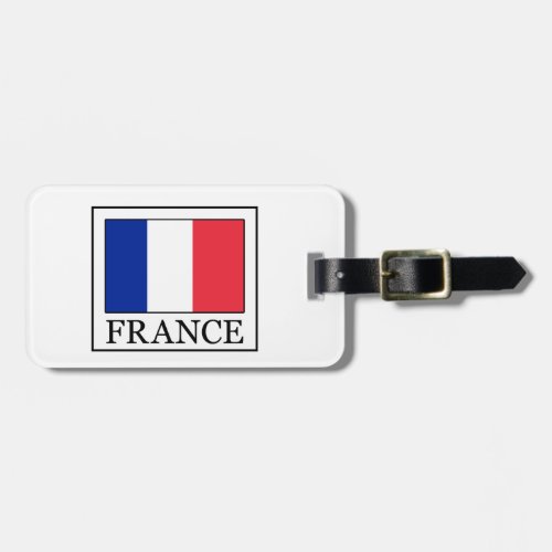 France Luggage Tag