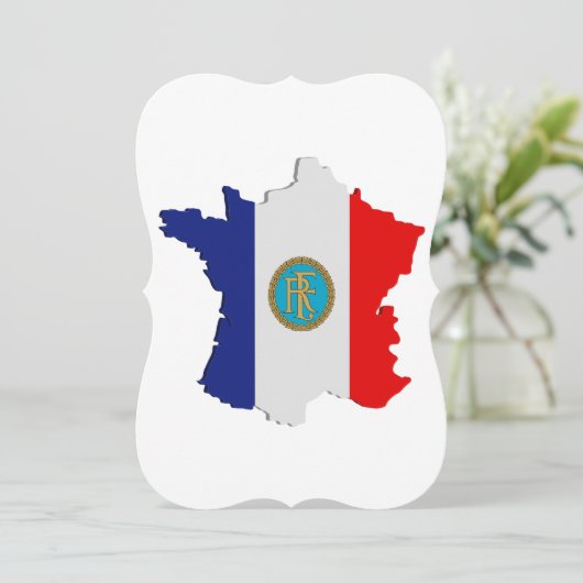 France map (Standing Front)