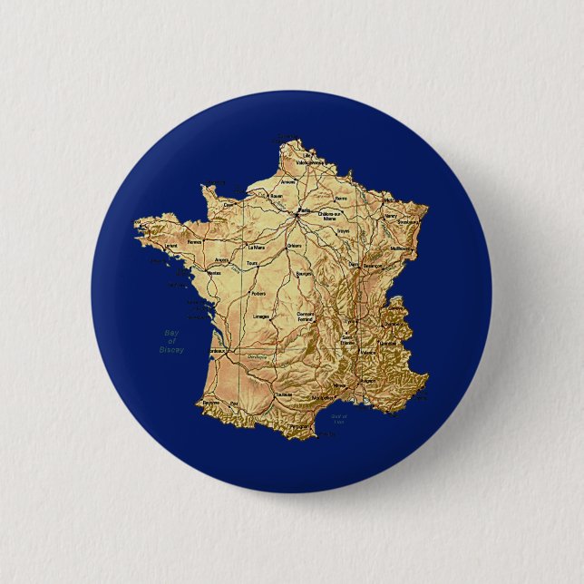 France Map Button (Front)
