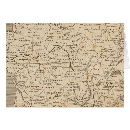 France Map by Arrowsmith Cards (Front Horizontal)