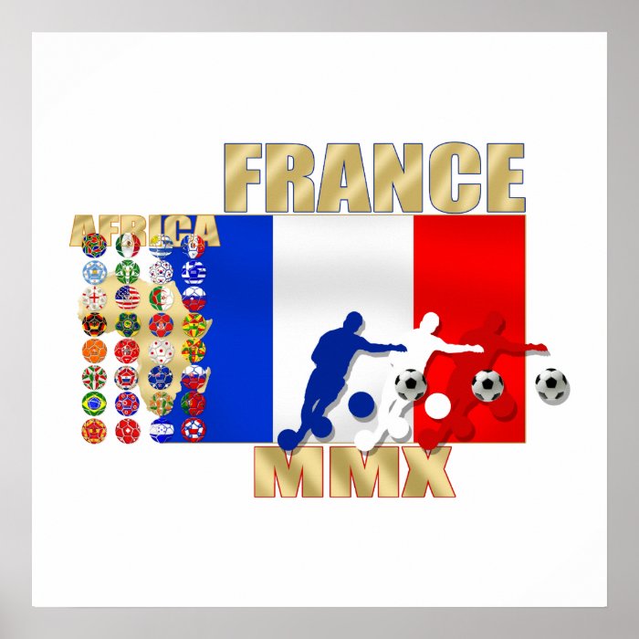 France MMX 32 Qualifying countries gifts Print