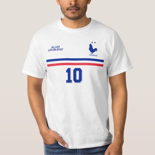 France National Football Team Soccer Retro T_Shirt
