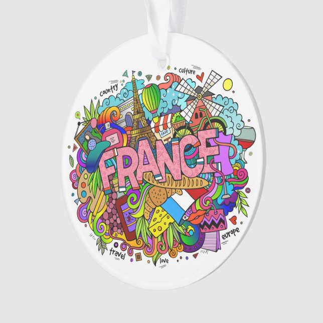 FRANCE Ornament (Front)