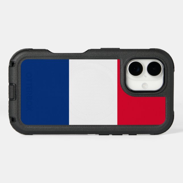 France Otterbox iPhone Case (Back Horizontal)