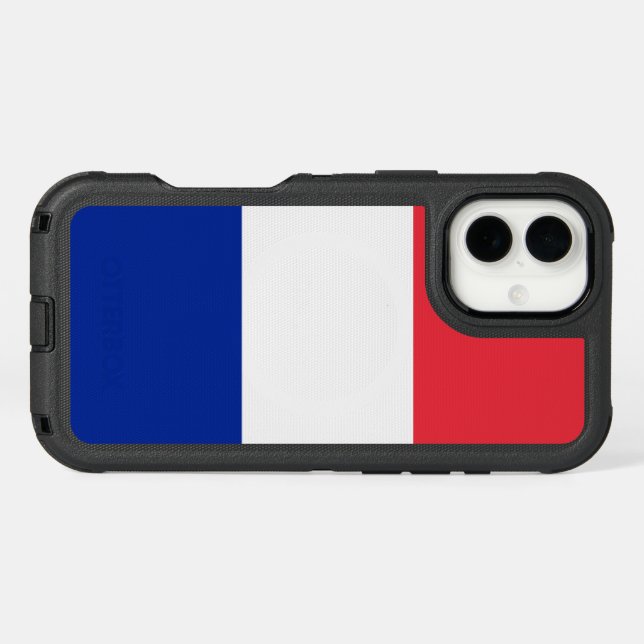 France Otterbox iPhone Case (Back Horizontal)