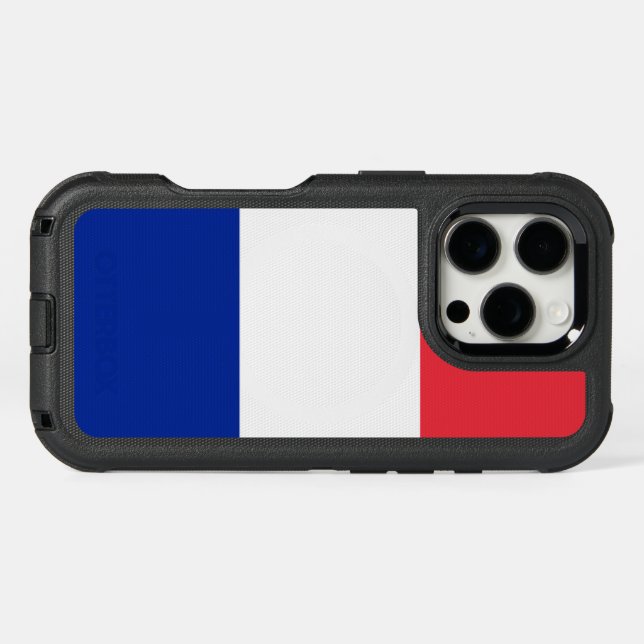 France Otterbox iPhone Case (Back Horizontal)
