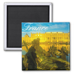 France Paris Architecture Sunset Versailles Magnet