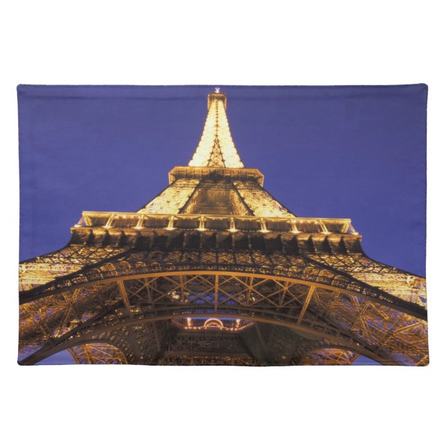 FRANCE, Paris Eiffel Tower, evening view Placemat (Front)