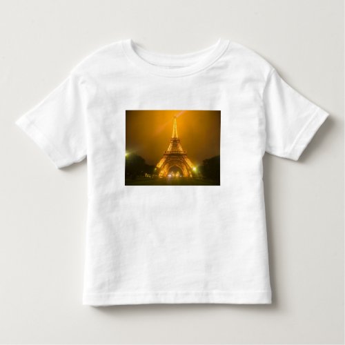 France Paris Eiffel Tower illuminated at 3 Toddler T_shirt