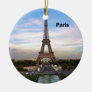 France Paris Eiffel tower (new) (St.K) Ceramic Ornament