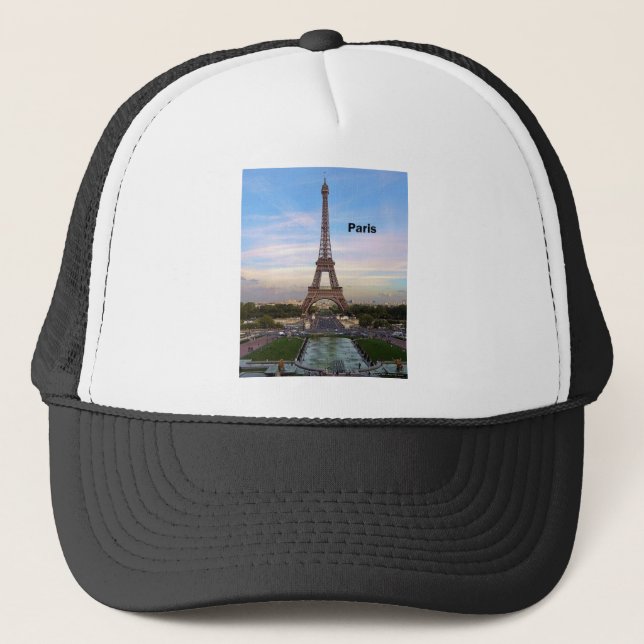 France Paris Eiffel  tower (new) (St.K) Trucker Hat (Front)