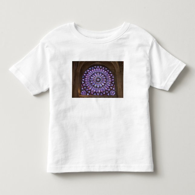 France, Paris. Interior detail of stained glass Toddler T-shirt (Front)