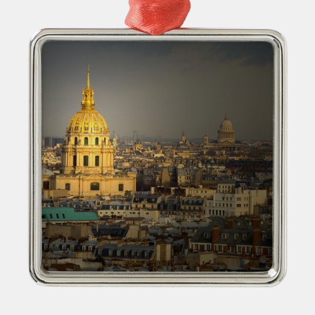 France, Paris. Les Invalides seen from the Metal Ornament (Front)