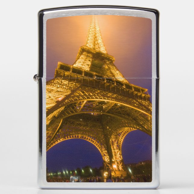 France, Paris. Looking up from base of Eiffel Zippo Lighter (Front)