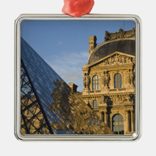 France, Paris, Louvre Museum and the Pyramid, Metal Ornament