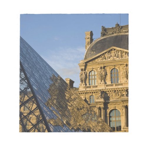 France Paris Louvre Museum and the Pyramid Notepad