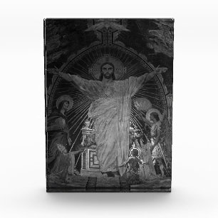 France Paris Main mosaic Sacred Heart jesus 1970 Award