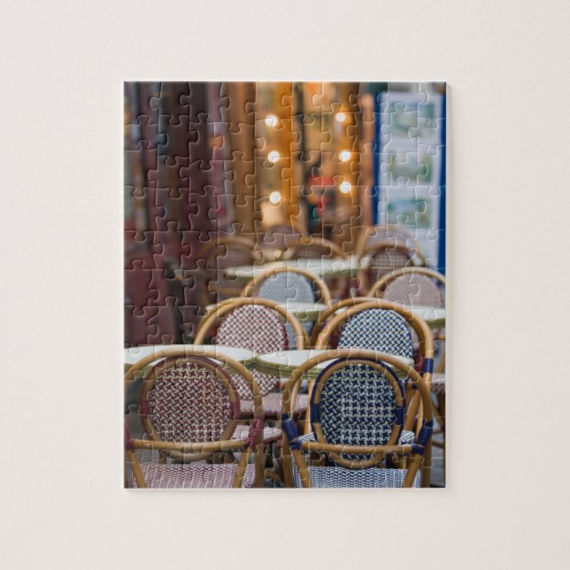 FRANCE, PARIS, Montmartre: Place du Tertre, Cafe 2 Jigsaw Puzzle (Vertical)