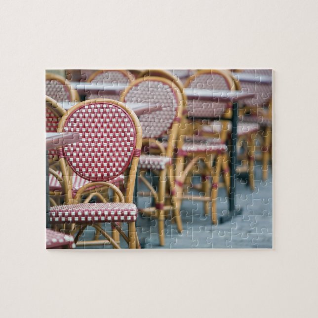 FRANCE, PARIS, Montmartre: Place du Tertre, Cafe Jigsaw Puzzle (Horizontal)