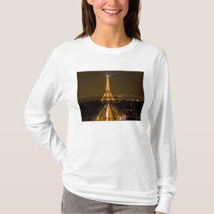 France, Paris. Nighttime view of Eiffel Tower T-Shirt