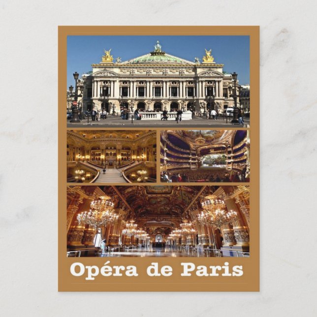 France - Paris - Opéra de Paris - Mosaic - Postcard (Front)