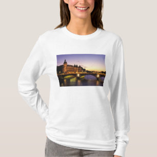 France, Paris, River Seine and Conciergerie at T-Shirt