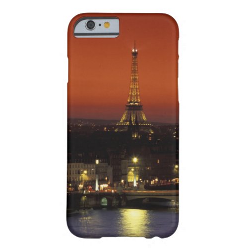 France Paris Sunset view of Eiffel Tower and Barely There iPhone 6 Case