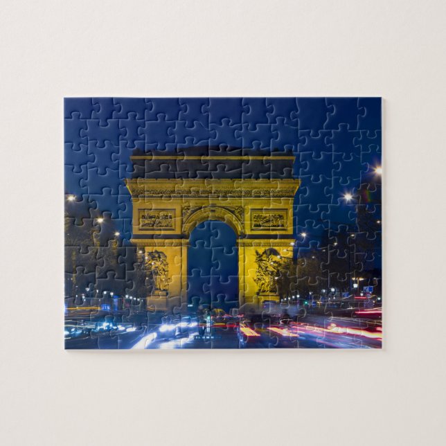 France, Paris. The Arc de Triomphe and the Jigsaw Puzzle (Horizontal)