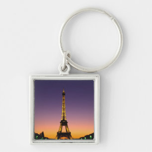 France, Paris, Tour Eiffel at sunset. Keychain