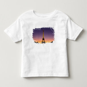 France, Paris, Tour Eiffel at sunset. Toddler T-shirt