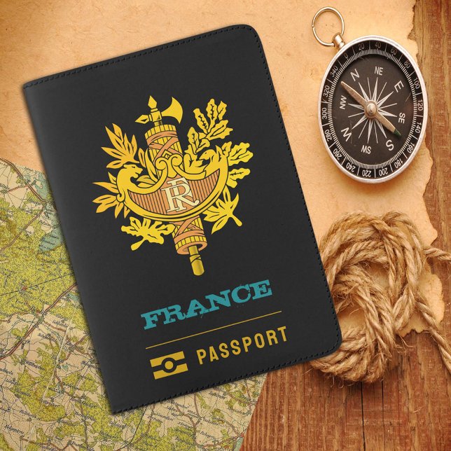 France Passport, French coat of Arms, flag Passport Holder (Creator Uploaded)