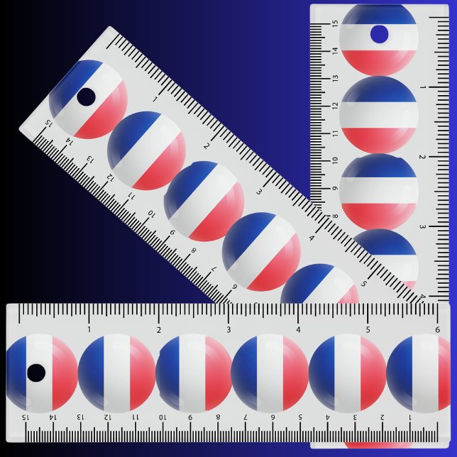 France Patriotic Flag Ruler (Creator Uploaded)
