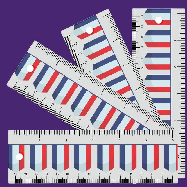 France Patriotic Flag Ruler (Creator Uploaded)