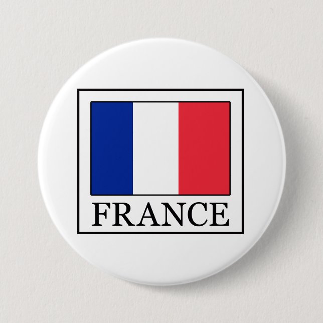 France Pinback Button (Front)
