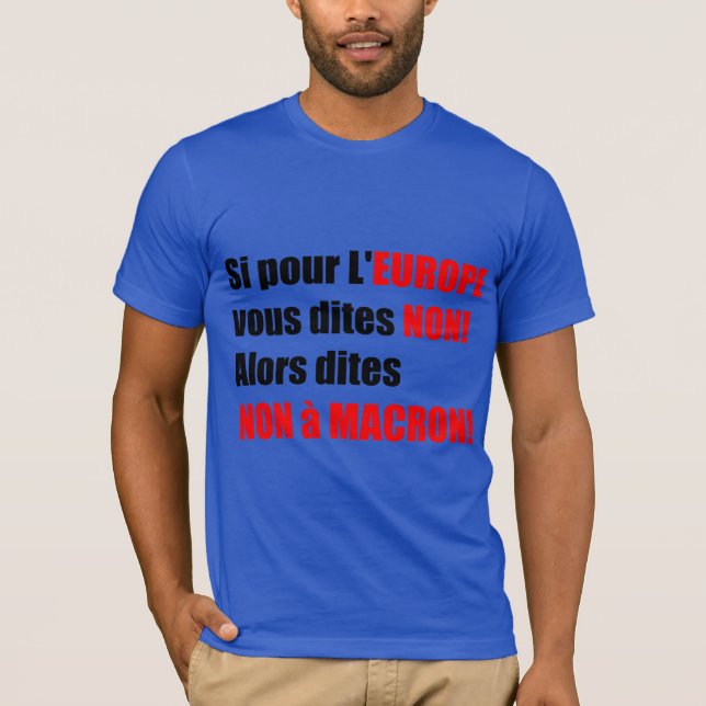 France Presidential Elections 2017 - Blue M Tee (Front)