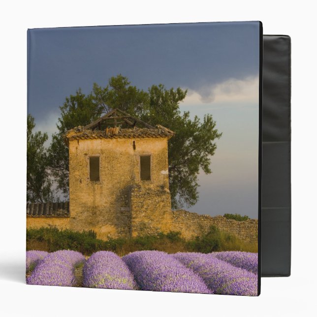 France, Provence. Field of lavender and Binder (Front/Inside)
