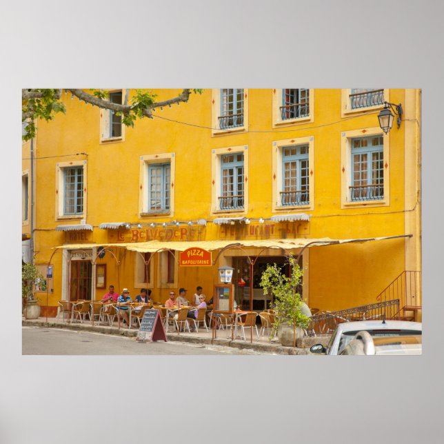 France, Provence, Moustiers-Ste-Marie. Credit Poster (Front)