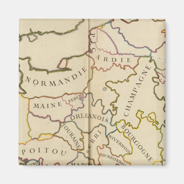 France, Providences and Boundaries Magnet (Front)