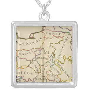 France, Providences and Boundaries Silver Plated Necklace