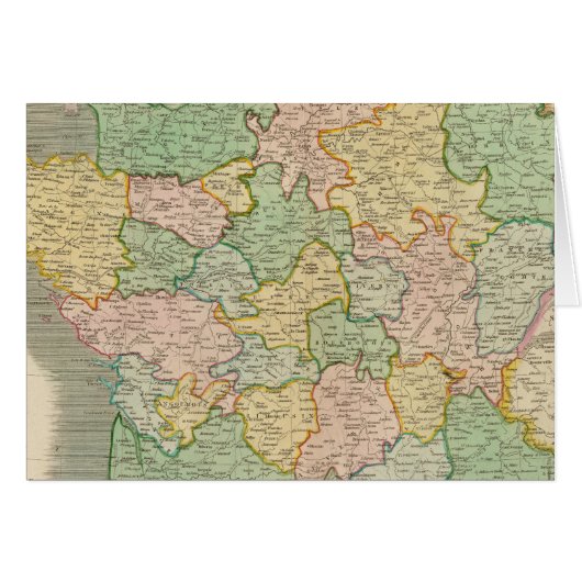 France, provinces 2 cards (Front Horizontal)