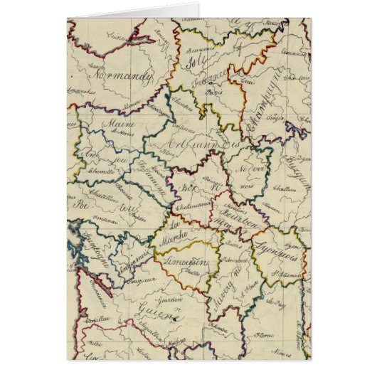 France provinces cards (Front)