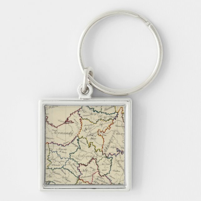 France provinces keychain (Front)