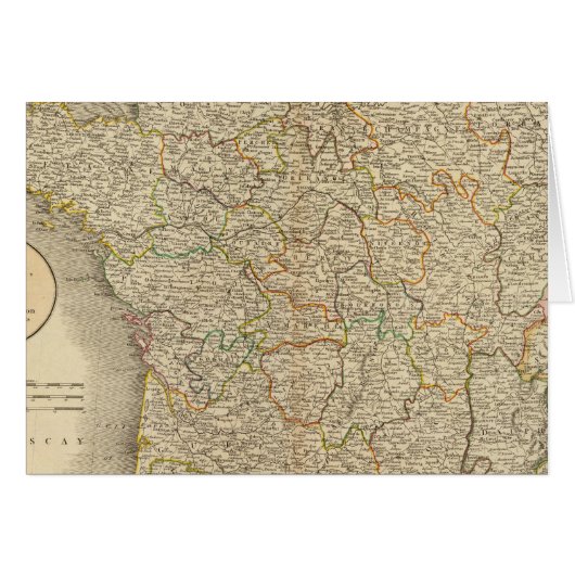 France Provincial Boundaries Cards (Front Horizontal)