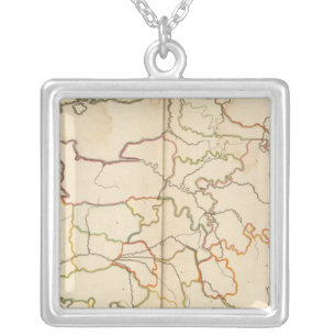 France Reivers Outline Silver Plated Necklace