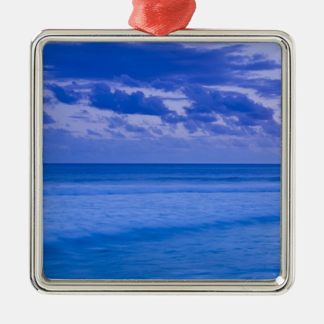 France, Reunion Island, St-Pierre, waterfront Metal Ornament (Front)