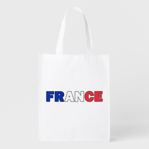 France Reusable Grocery Bag